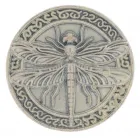 Design Gürtelschnalle Libelle creme von Umjubelt